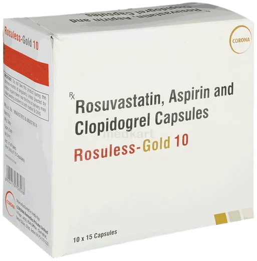rosuless gold 10mg capsule 15's